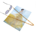 2020 2021 fashion mini hoop link masking strap necklace for women light acrylic eyeglasses chain holder